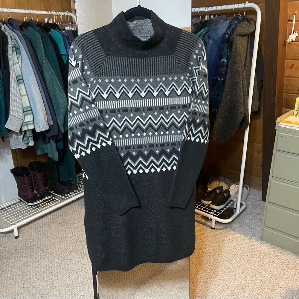 Title Nine Merino Wool Sweater Dress - Womens Large